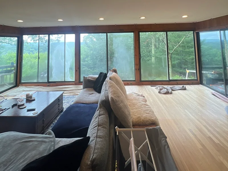 Aluminium patio doors which offer no efficiency
